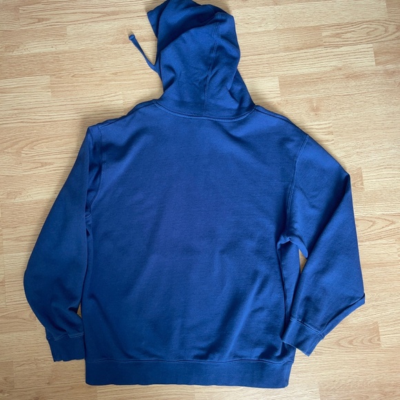 Men’s Huk Navy Blue with Blue Logo Hoodie Size Large - Picture 6 of 6